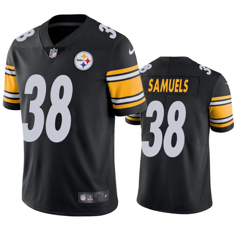 Men Pittsburgh Steelers 38 Jaylen Samuels Nike Black Limited NFL Jersey